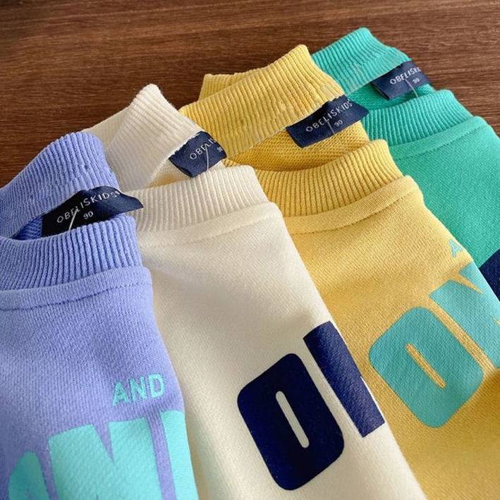 Hàng Mới Về Áo Nỉ Tay Dài Dáng Rộng Dễ Phối Đồ Thời Trang Xuân Thu Cho Bé