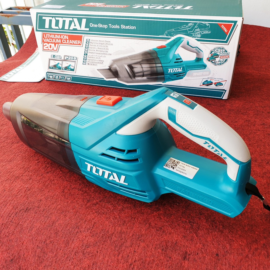 Máy hút bụi cầm tay dùng pin 20V Total TVLI2001