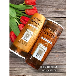 Combo Dầu gội và xả Loreal Elvital