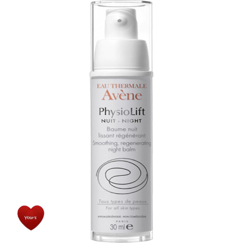 Kem dưỡng chống lão hóa, giảm nhăn da ban đêm Avène PhysioLift Night Smoothing Balm 30ml