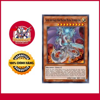 [EN-JP][Thẻ Bài Yugioh Chính Hãng] Super Anti-Kaiju War Machine Mecha-Thunder-King
