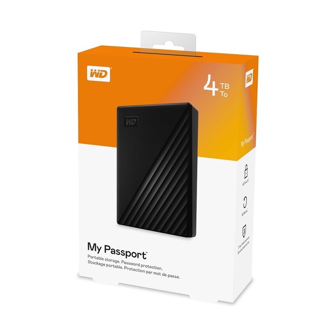 Ổ Cứng Di Động My Passport 4TB - New - Tặng Kèm Bóp Chống Sốc | BigBuy360 - bigbuy360.vn