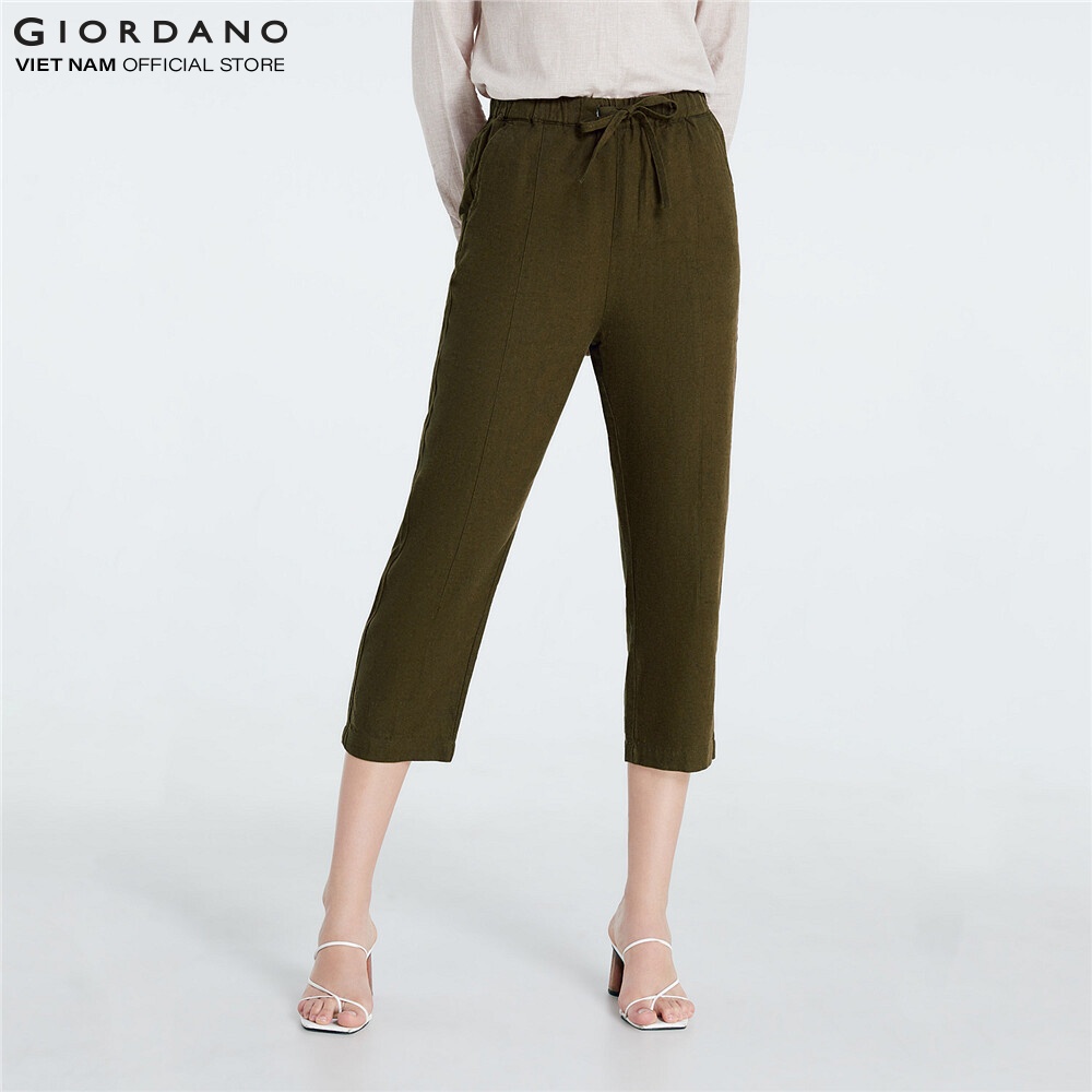 Quần Lửng Ống Rộng Nữ Giordano 05421298