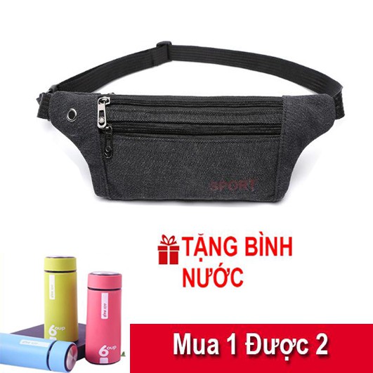 Túi Unisex đeo chéo , đeo hông thời trang YP - 11 Tặng kèm bình nước 6 UOP | BigBuy360 - bigbuy360.vn
