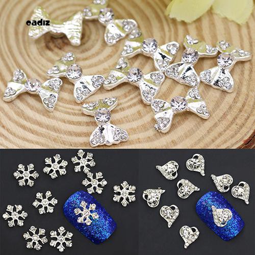 Set 10 miếng dán trang trí móng với thiết kế ấn tượng