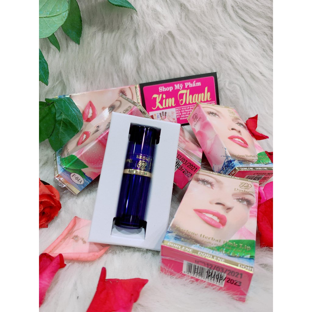 Son dưỡng dành cho thâm môi Dorlene Herbal Pink Lip