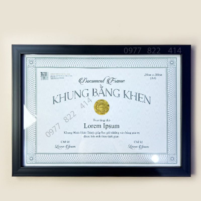 khung bằng khen A4 (21x30)