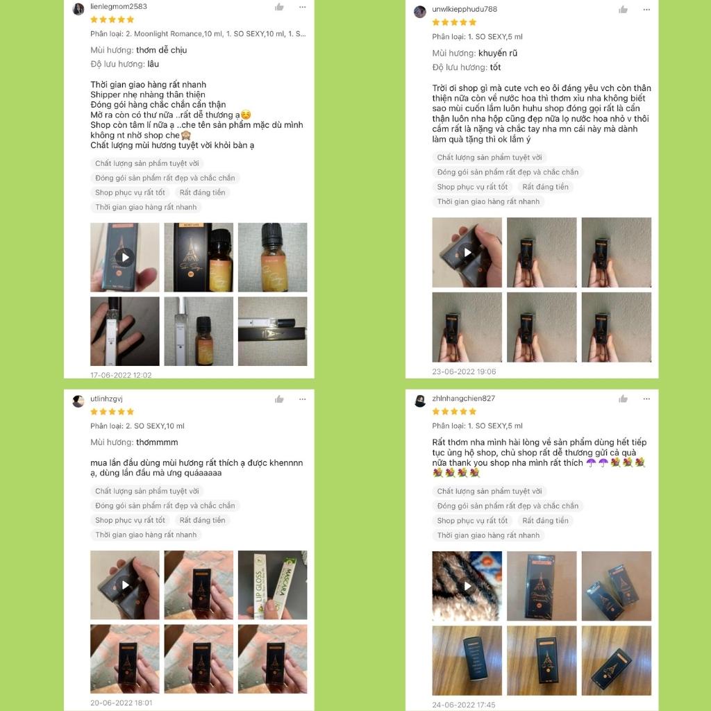 Nước hoa vùng kín Leosia Organic So Sexy cao cấp lưu hương 24h thơm lâu 10ml