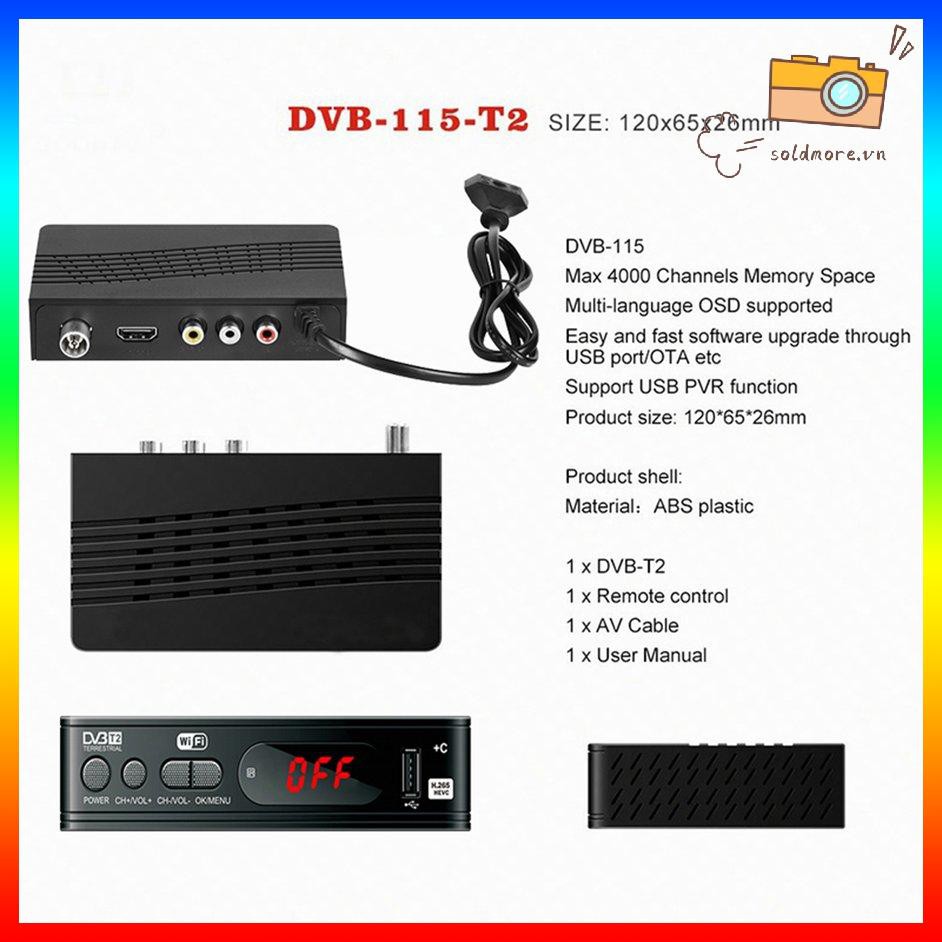 Đầu Thu Kỹ Thuật Số Dvb-T2 Cho Tv Và Phụ Kiện