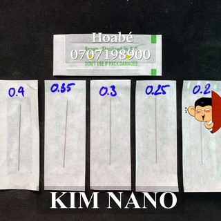 kim nano chuyên phun mày môi, ít tổn thương, mịn, bám màu nhanh, lên đậm