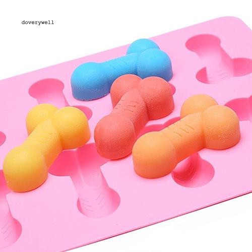 Khuôn Silicone làm bánh / sô cô la trang trí tạo hình dương vật độc đáo