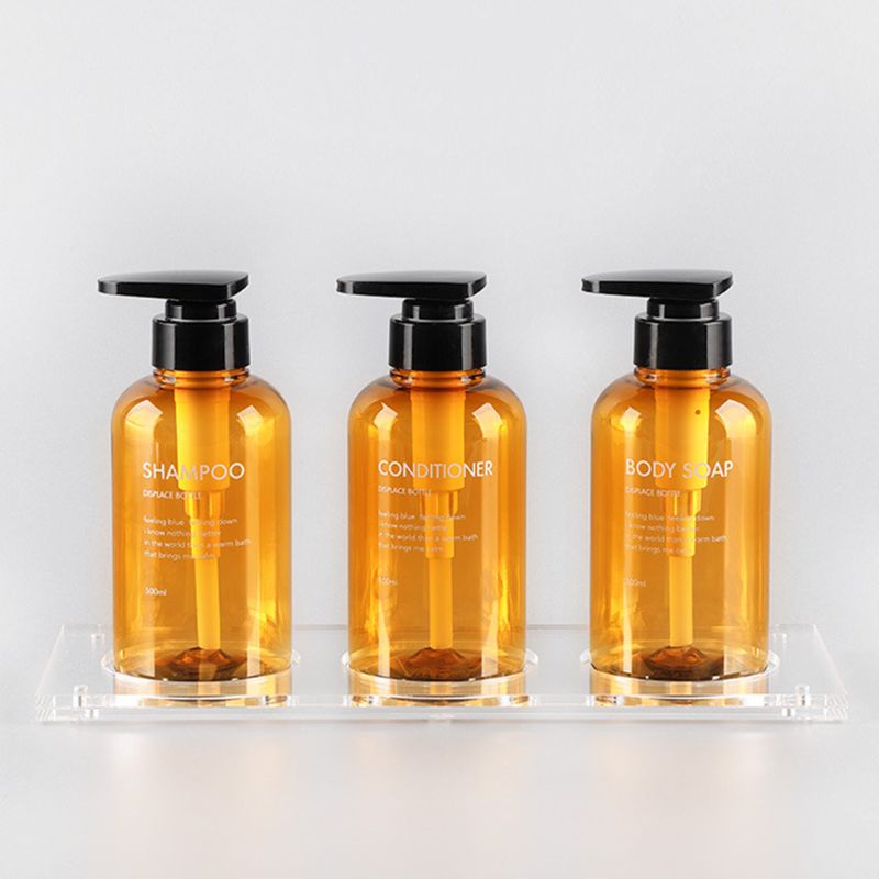 Set 3 Chai Rỗng 500ml Đựng Dầu Gội Sữa Tắm Dạng Nhấn Tiện Dụng