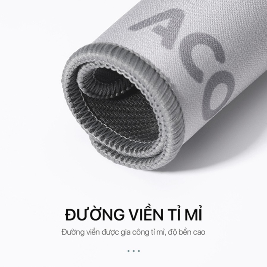 Miếng Lót Chuột Vải Bề Mặt Cao Su Chống Trơn VIVAN AMP01 Kích Thước 22 x 18 cm