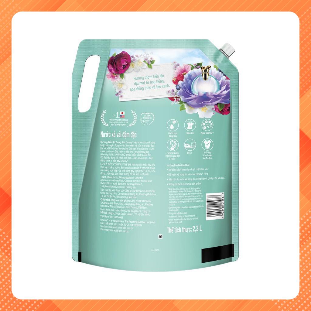 Nước xả vải Downy Đóa hoa thơm mát túi 2.3L