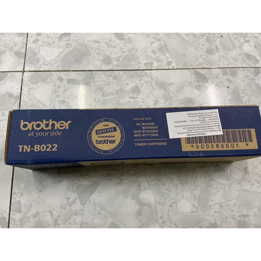 Hộp mực in Brother TN-B022 - hàng chính hãng - dùng cho máy Brother HL-B2000D, HL-B2080DW, DCP-B7535DW, MFC-B7715DW