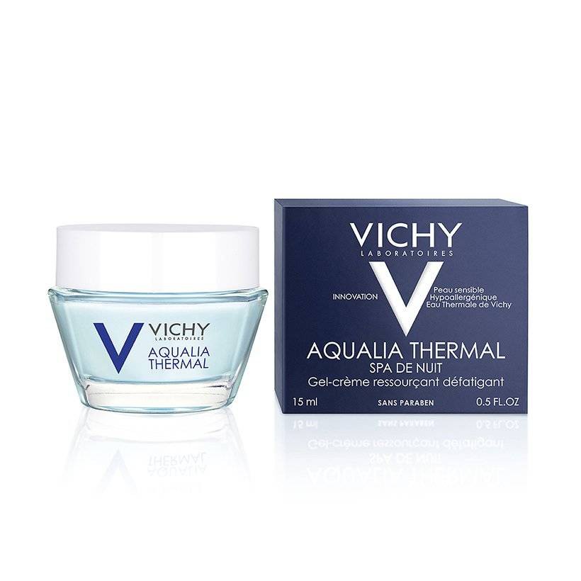 Minisize Vichy Chính Hãng- Mặt Nạ Ngủ Cung Cấp Nước Tức Thì Vichy Aqualia Masque Nuit 15ml