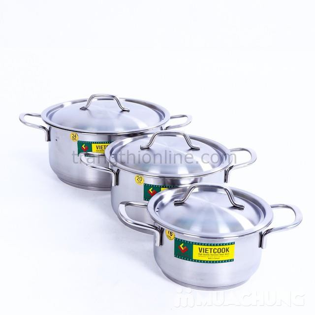 Nồi Inox Vietcook bếp từ