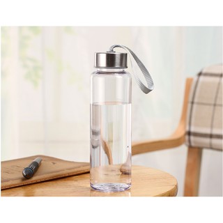 [ ẢNH THẬT] Bình nước detox thủy tinh có quai xách dung tích 500ml
