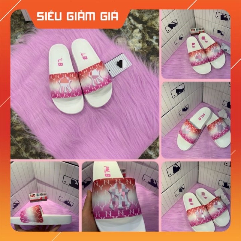 Dép 𝐌𝐋𝐁 UNISEX màu Hồng Ngọt New 100%  ❤️ Có video + Ảnh thật + Tặng hộp ❤️ mẫu dép thể thao, thiết kế cá tính