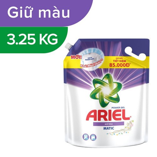 Nước giặt ariel giữ màu túi 3,25kg