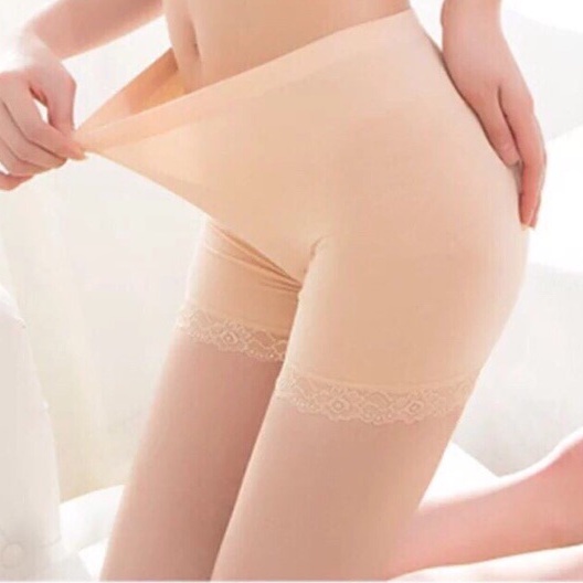 Quần Mặc Váy Cotton Thông Phối Ren Đẹp mã 0125