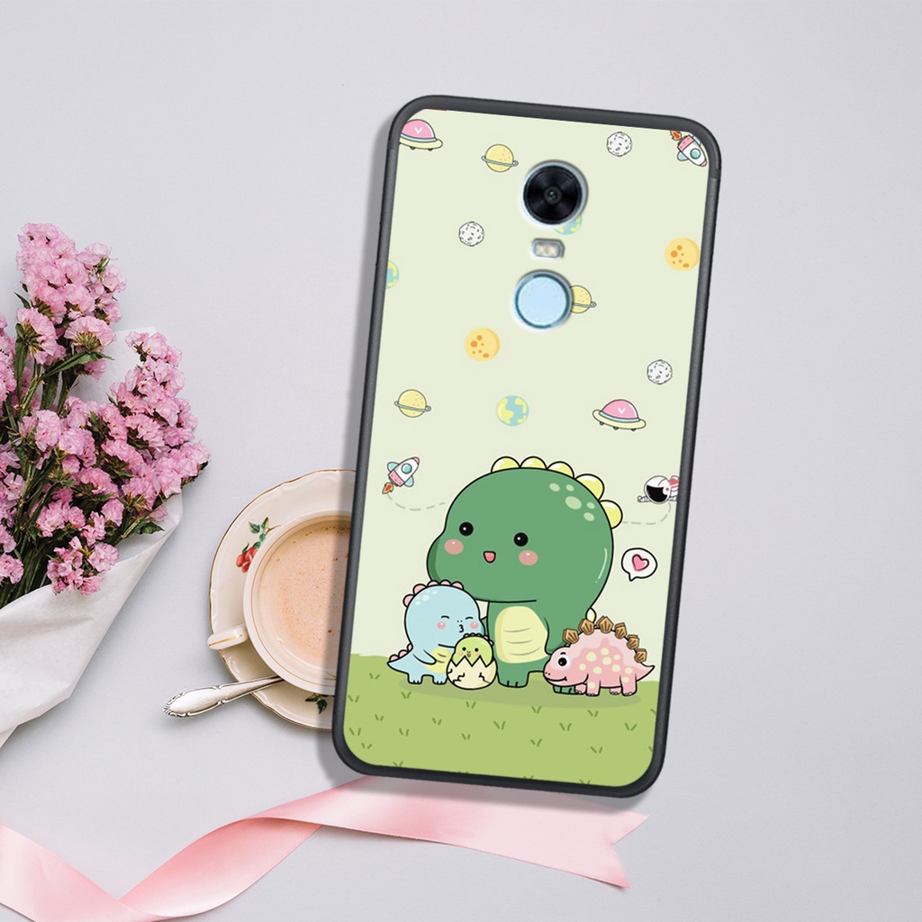 [HOT]ỐP XIAOMI REDMI 5 - REDMI NOTE 3 - REDMI 5 PLUS  , IN HÌNH KHỦNG LONG CHIBI SIÊU DỄ THƯƠNG.