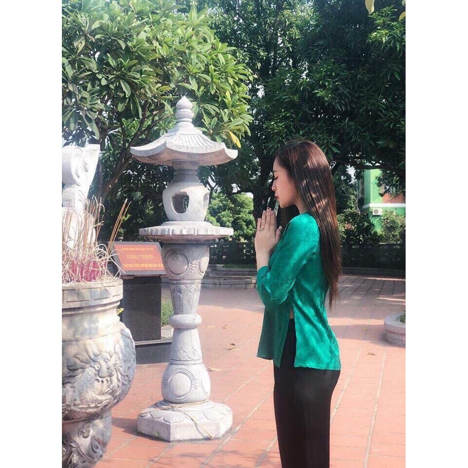 Sét áo lụa bà ba sang chảnh hót hít