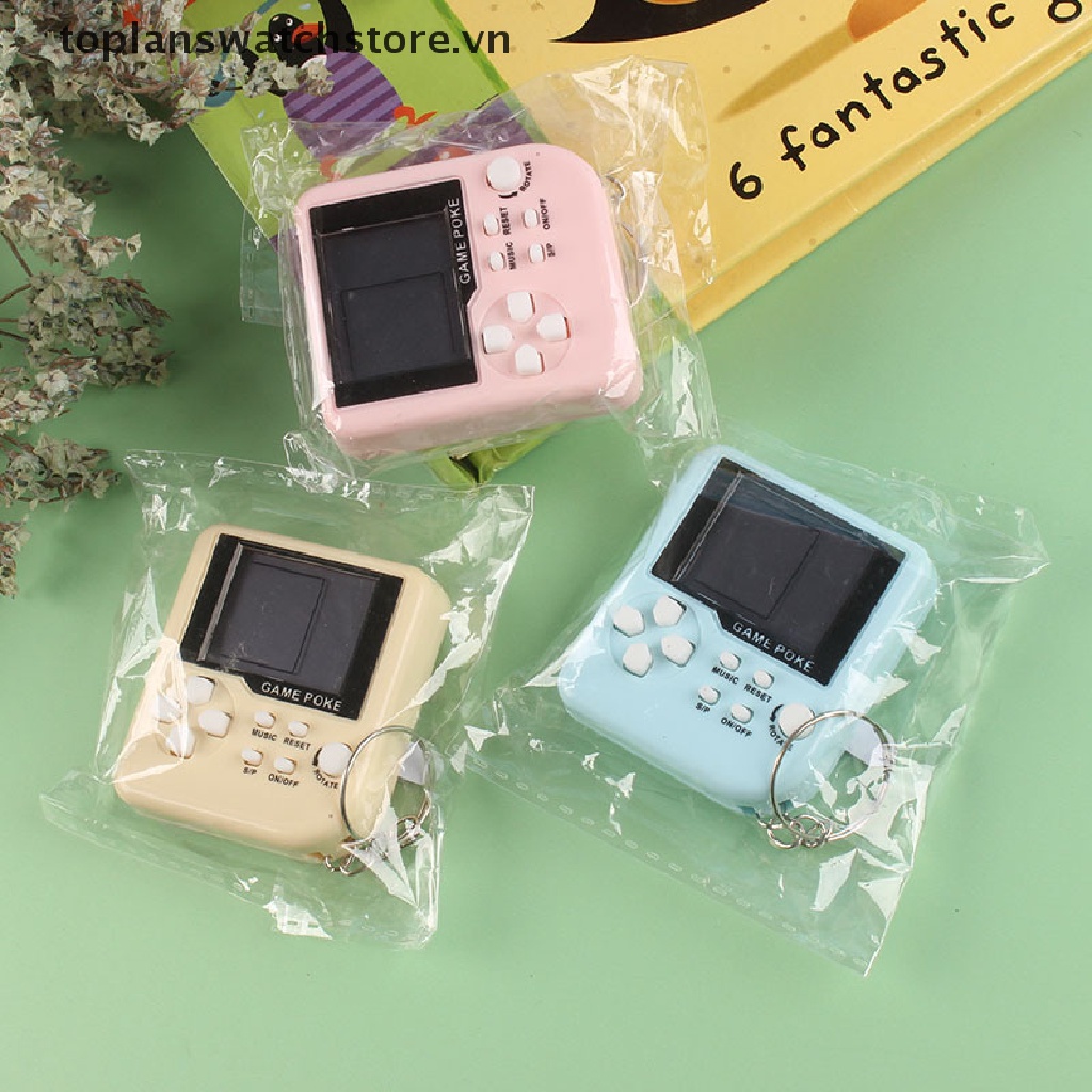 Máy Chơi Game Cầm Tay Mini Phong Cách Cổ Điển Kèm Móc Khóa