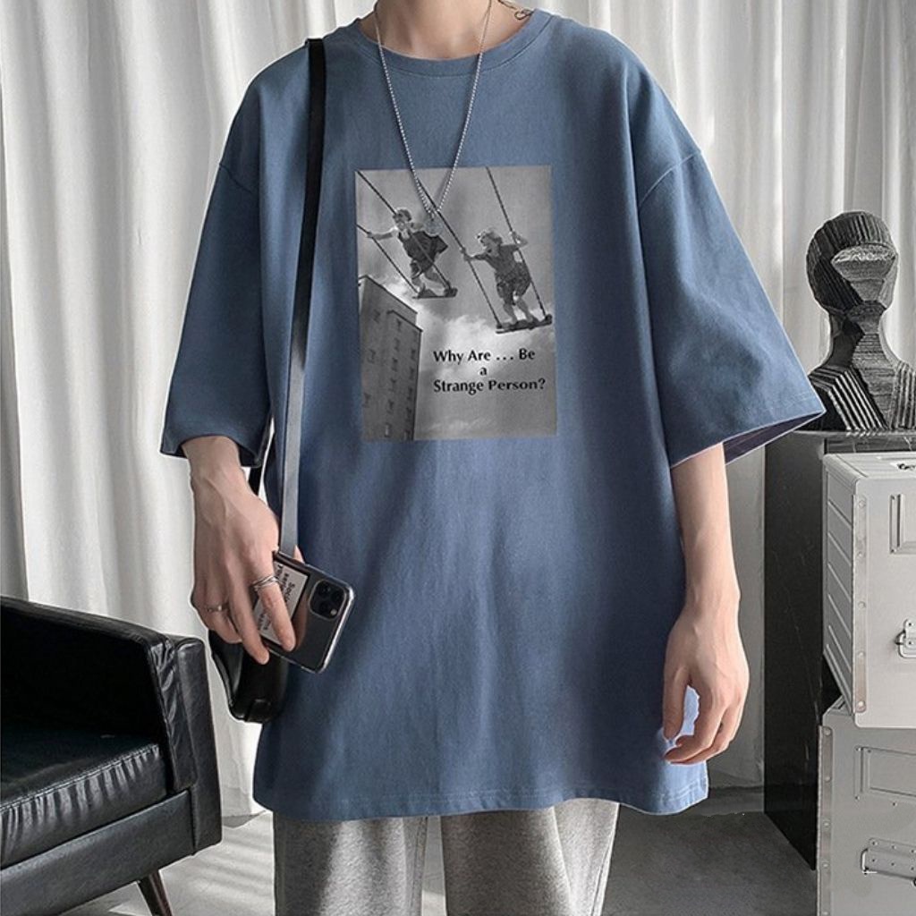 Áo Thun Tay Lỡ UNIKA AT02 áo thun nam form rộng UNISEX áo phông tay lỡ cao cấp thời trang Hàn Quốc