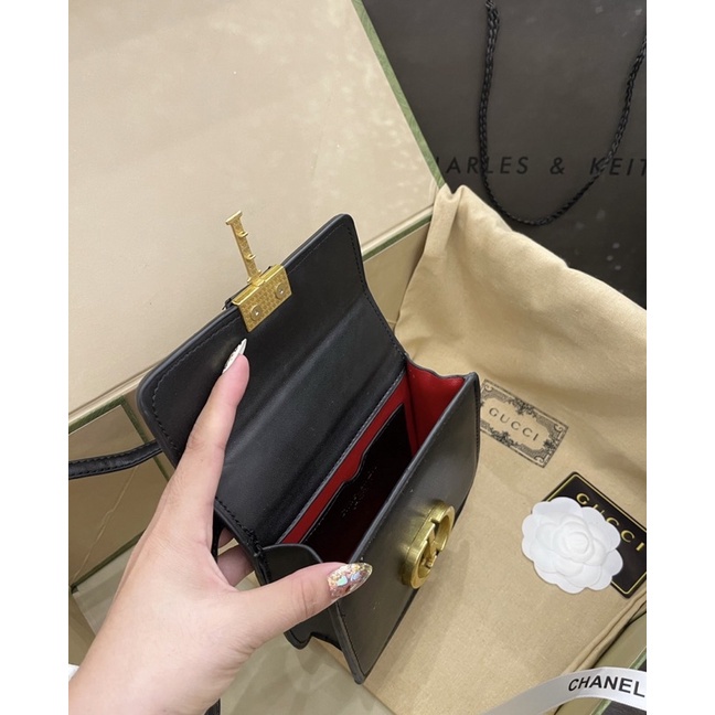 Túi chữ CD đeo chéo size mini 16cm full hộp