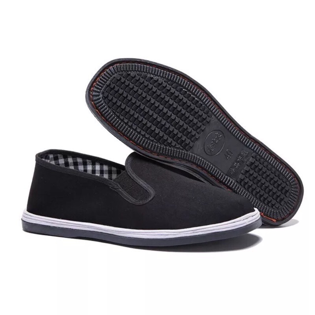 Giày vải nam nữ đế cao su chống trơn trượt chống nước giày bảo hộ lao động T760 | BigBuy360 - bigbuy360.vn