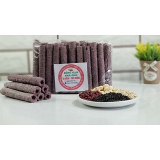 Bánh ống gạo đen cho người tiểu đường, ăn kiêng, thực dưỡng cơ sở nhà Ong