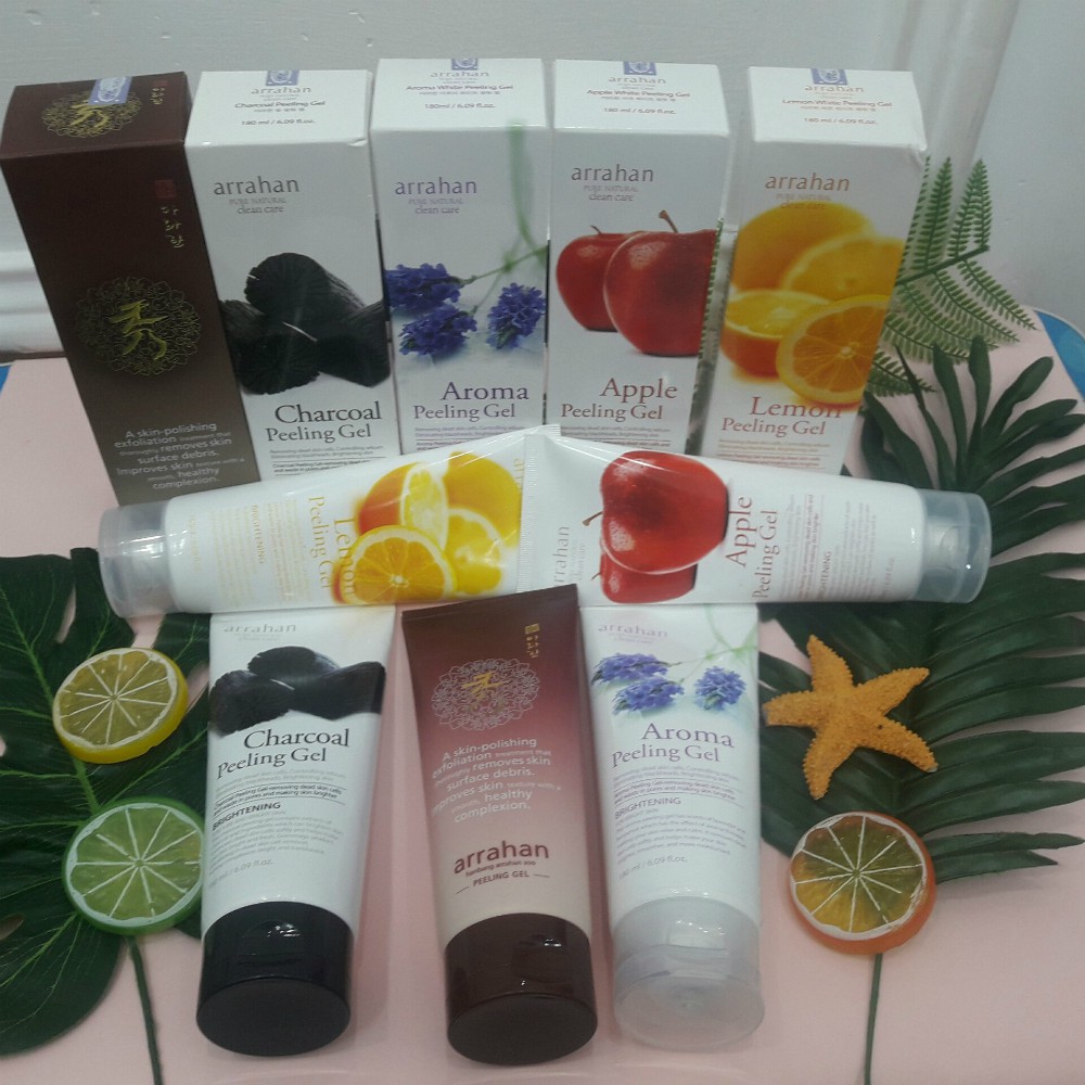 Kem tẩy tế bào da chết MỸ PHẨM chăm sóc da Hàn Quốc Chính Hãng vị hoa Oải Hương Arrahan Aroma White Peeling Gel