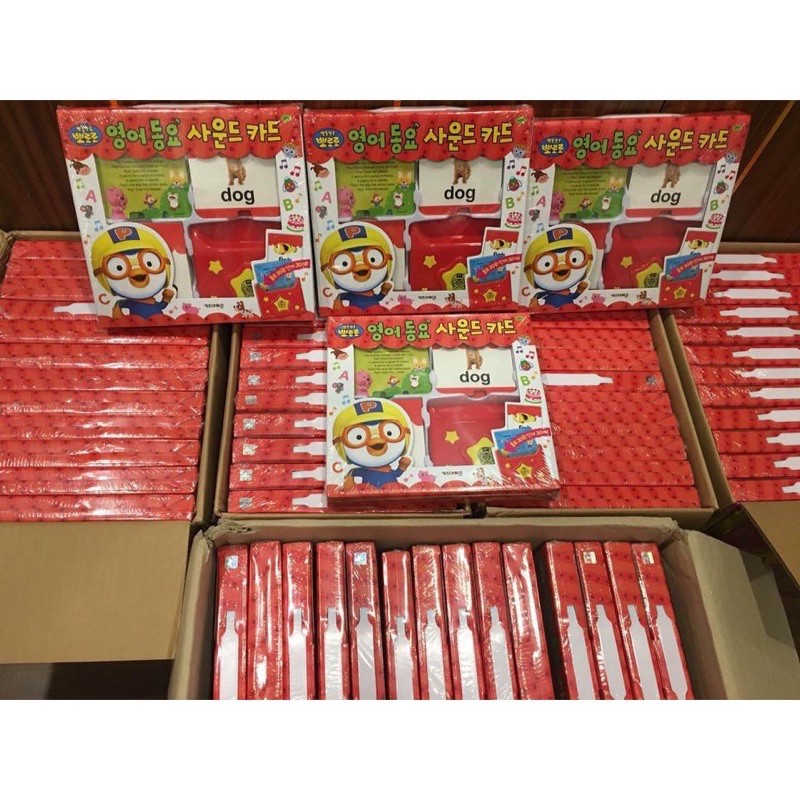 THẺ PHÁT NHẠC PORORO- bản Tiếng Anh