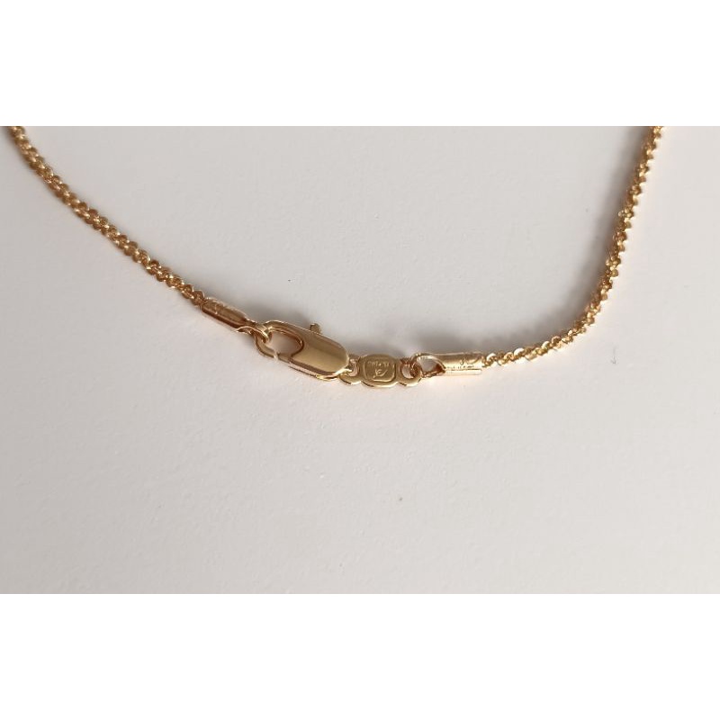 Vòng cổ dây chuyền bông mai Titan không đen 6 cánh đá pha lê vip