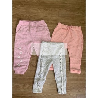 Set 2c quần nỉ lót lông bé gái