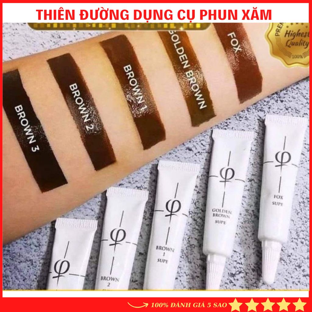 Mực Phibrows Điêu Khắc Thượng Phẩm, Mực Phun Xăm Chính Hãng