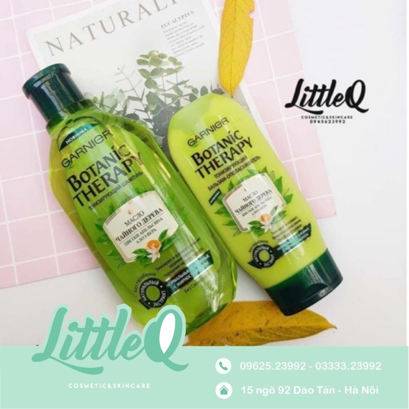GỘI XẢ GARNIER TÓC DẦU BOTANIC THERAPY TEA TREE DÀNH RIÊNG CHO DA DẦU