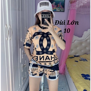 Set Ngố 3D Mickey Hồng Thun Lạnh( quần có túi )