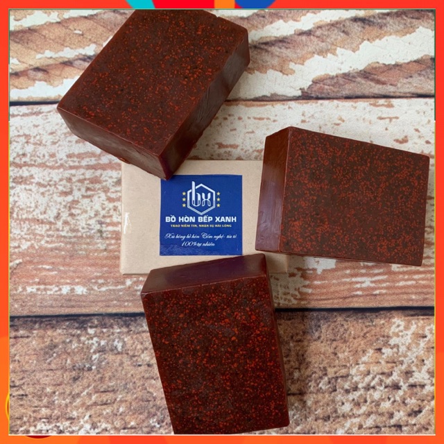 Combo 2 Bánh xà Bông bồ Hòn Bếp Xanh Handmade