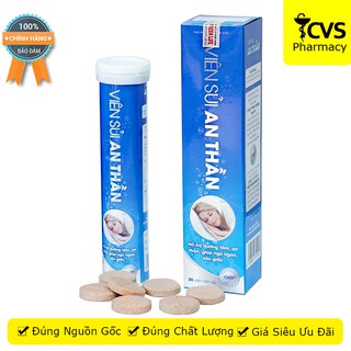 Viên Sủi An Thần (Tuýp 20 viên sủi) - hỗ trợ dưỡng tâm, an thần, ngủ ngon, giúp cải thiện tình trạng mất ngủ - cvspharma