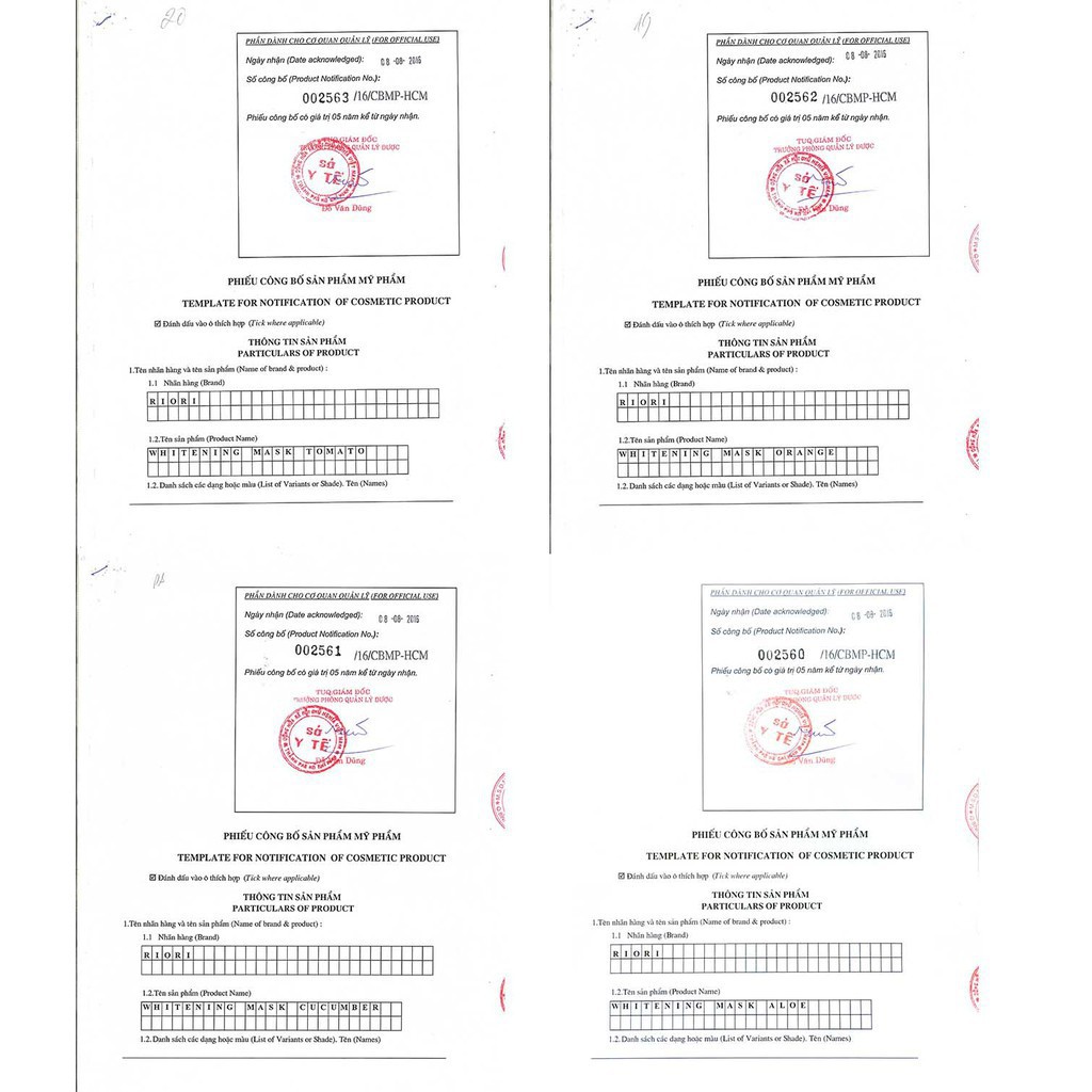 Mặt Nạ Dưỡng Da Cenllulose Riori Mask 4 Tinh Chất ! | BigBuy360 - bigbuy360.vn