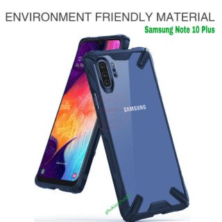 Ốp lưng Samsung Galaxy Note 10 Plus chống sốc quân đội AZANTS thể thao lưng trong viền màu