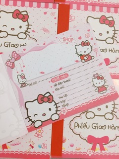 PHIẾU GIAO HÀNG HELLO KITTY