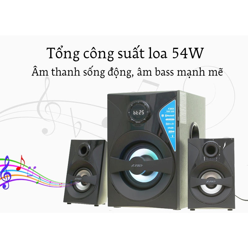 Loa Bluetooth FENDA F380X 56W - Hàng Chính Hãng bảo hành 12 tháng