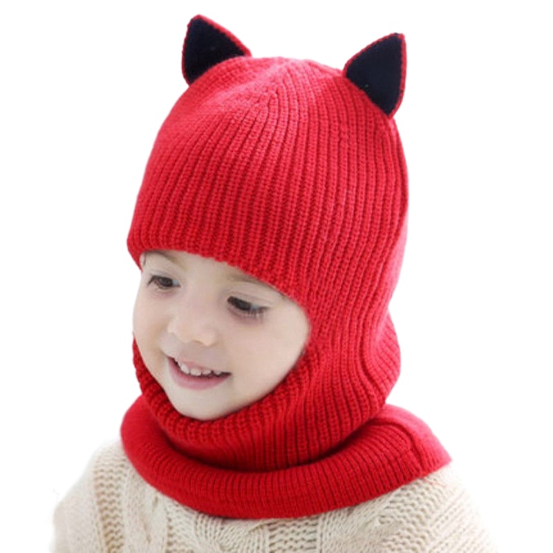 Cute style windproof and warm hood for children