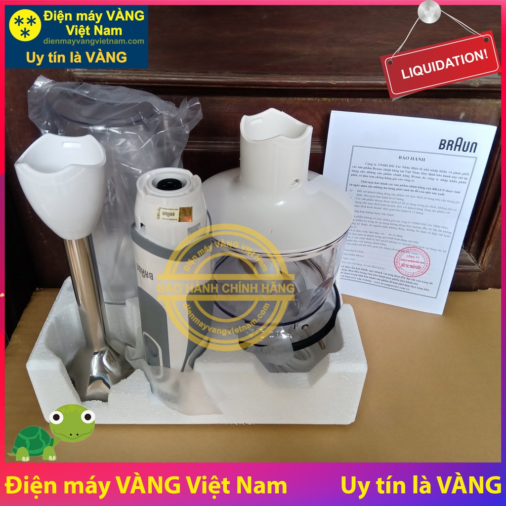 Thanh lý - Máy xay cầm tay đa năng Braun MQ5035 (Yêu cầu đọc kĩ mô tả sản phẩm)