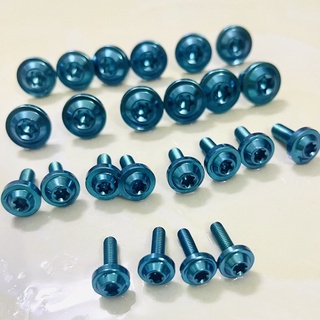 (Gr5 xịn) Combo full 24 ốc TITAN gắn DÀN ÁO honda WINNER v1 và sonic cực sáng đẹp