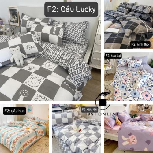 🍃 Bộ sưu tập Chăn Ga Gối FLY2 - 4 [CÓ CHĂN LÓT BÔNG THÔNG MINH] Dùng cho cả 4 mùa - Lồng thêm được ruột chăn 🍃