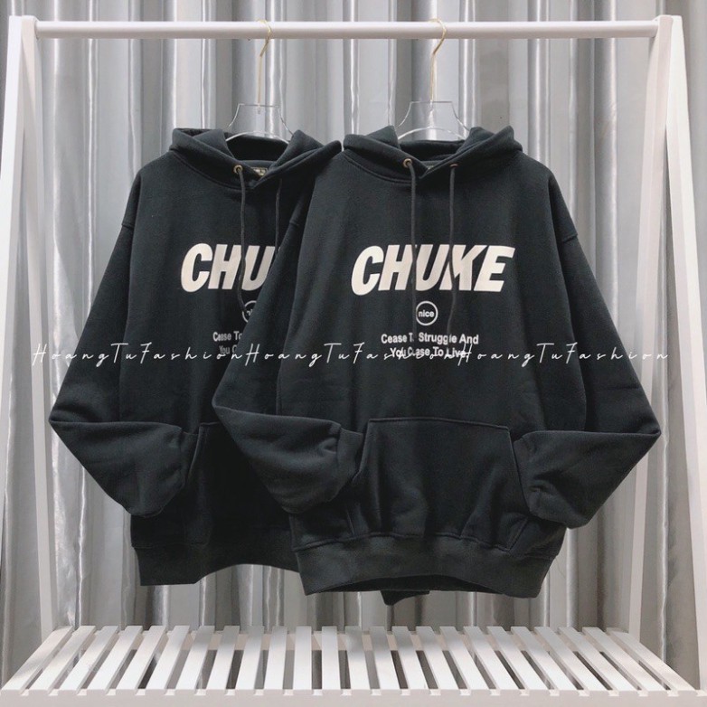 thebagicshop Áo khoác Hoodie form rộng sweater nỉ Ulzzang CHUKE Hot trend Thời Trang Thu Đông siêu đẹp thebagicshop truc
